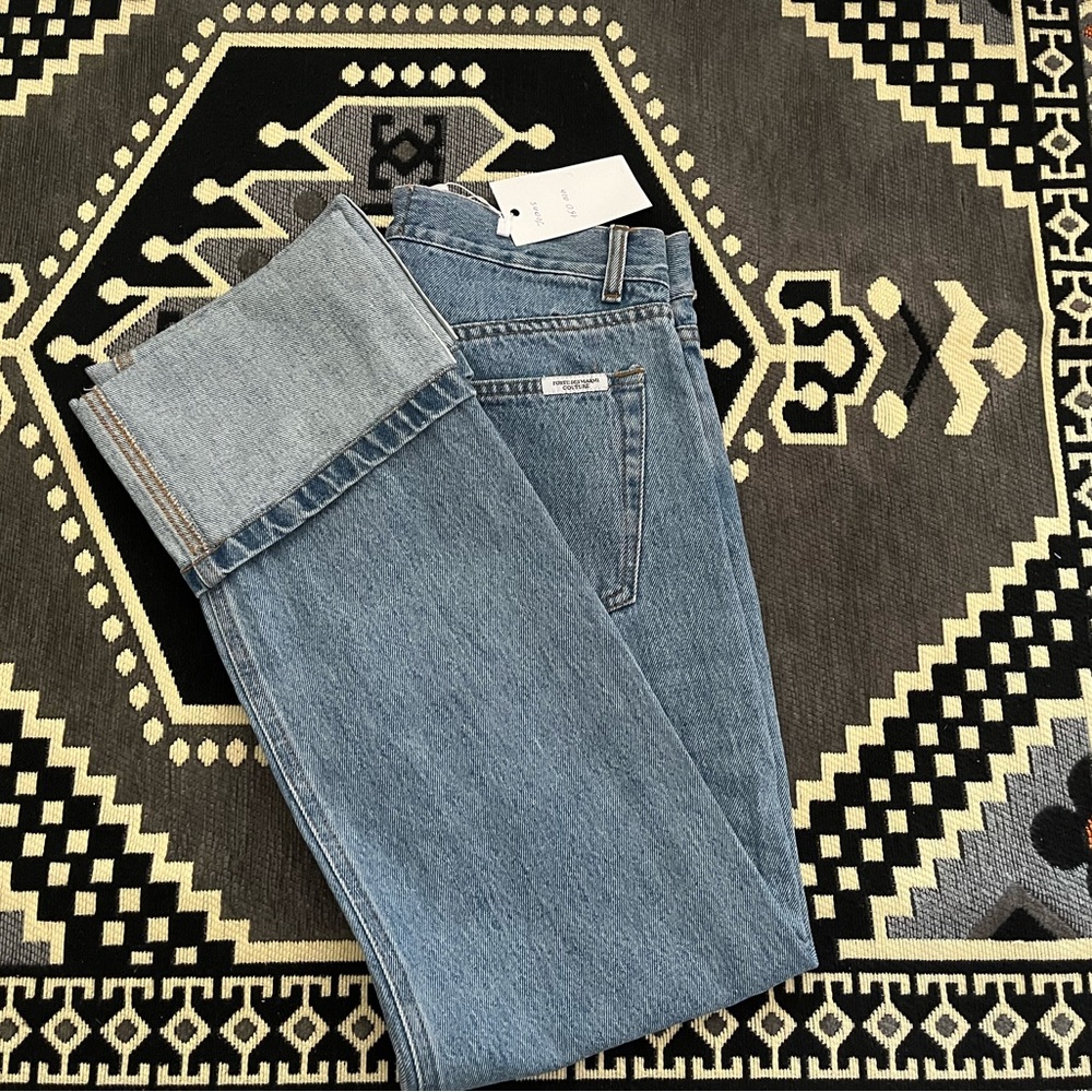 Forte Dei Marmi Light Blue Heavy Jeans Size 26